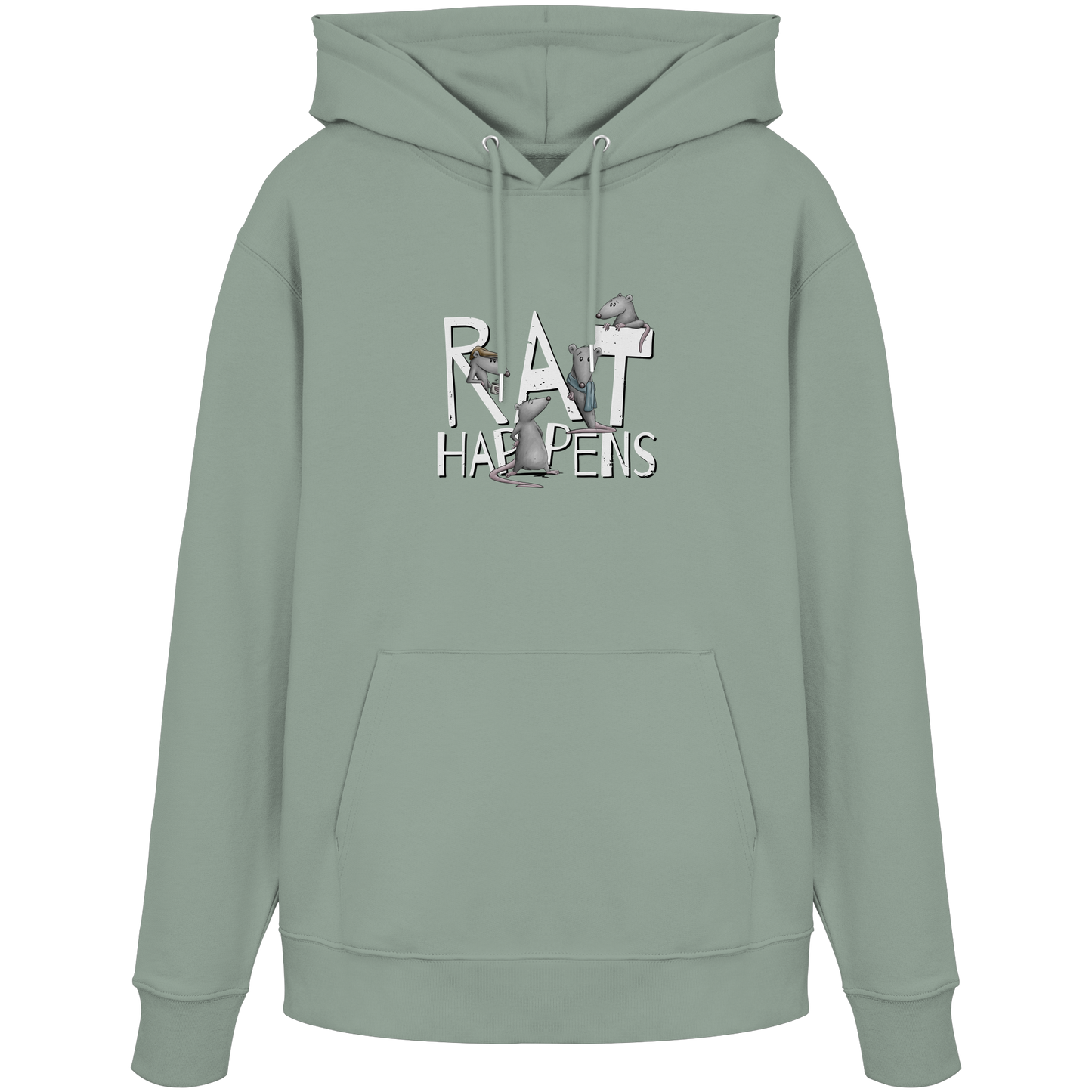 Rat Happens Ratten - Organic Hoodie