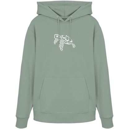 schwimmende Meeres-Schildkröte - Organic Hoodie