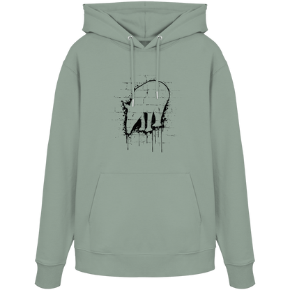 Urban Street Art Tapir Silhouette - Organic Hoodie