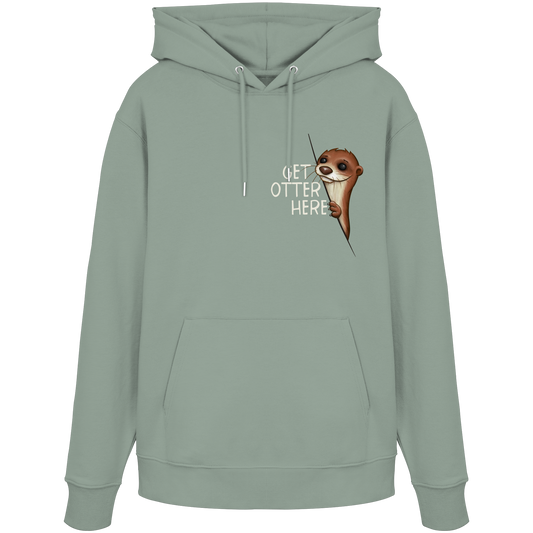 Get Otter Here | Lustiger Otter Kalauer - Organic Hoodie