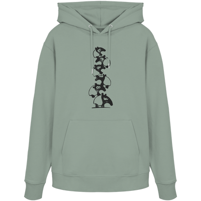 Lustiger Haufen aus Schabracken-Tapiren - Organic Hoodie