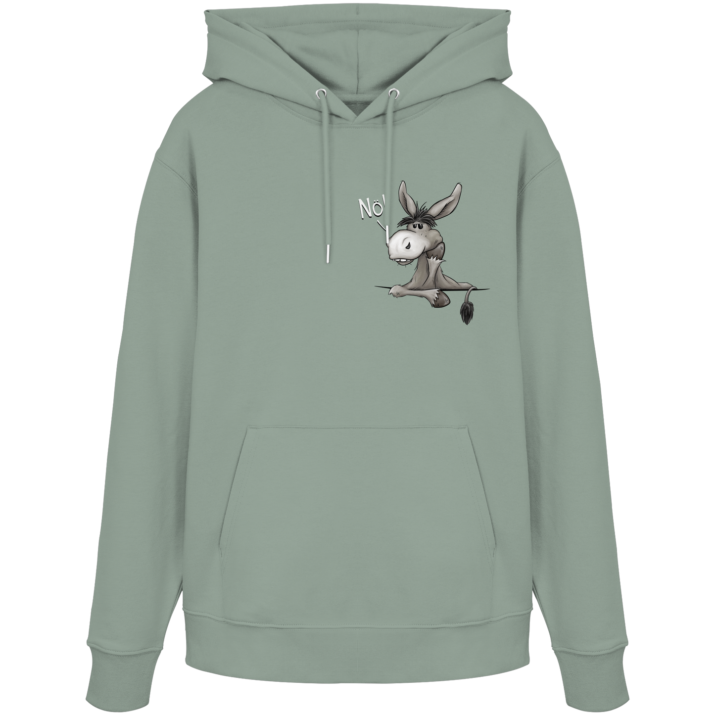 Nö! Störrischer Esel - Organic Hoodie