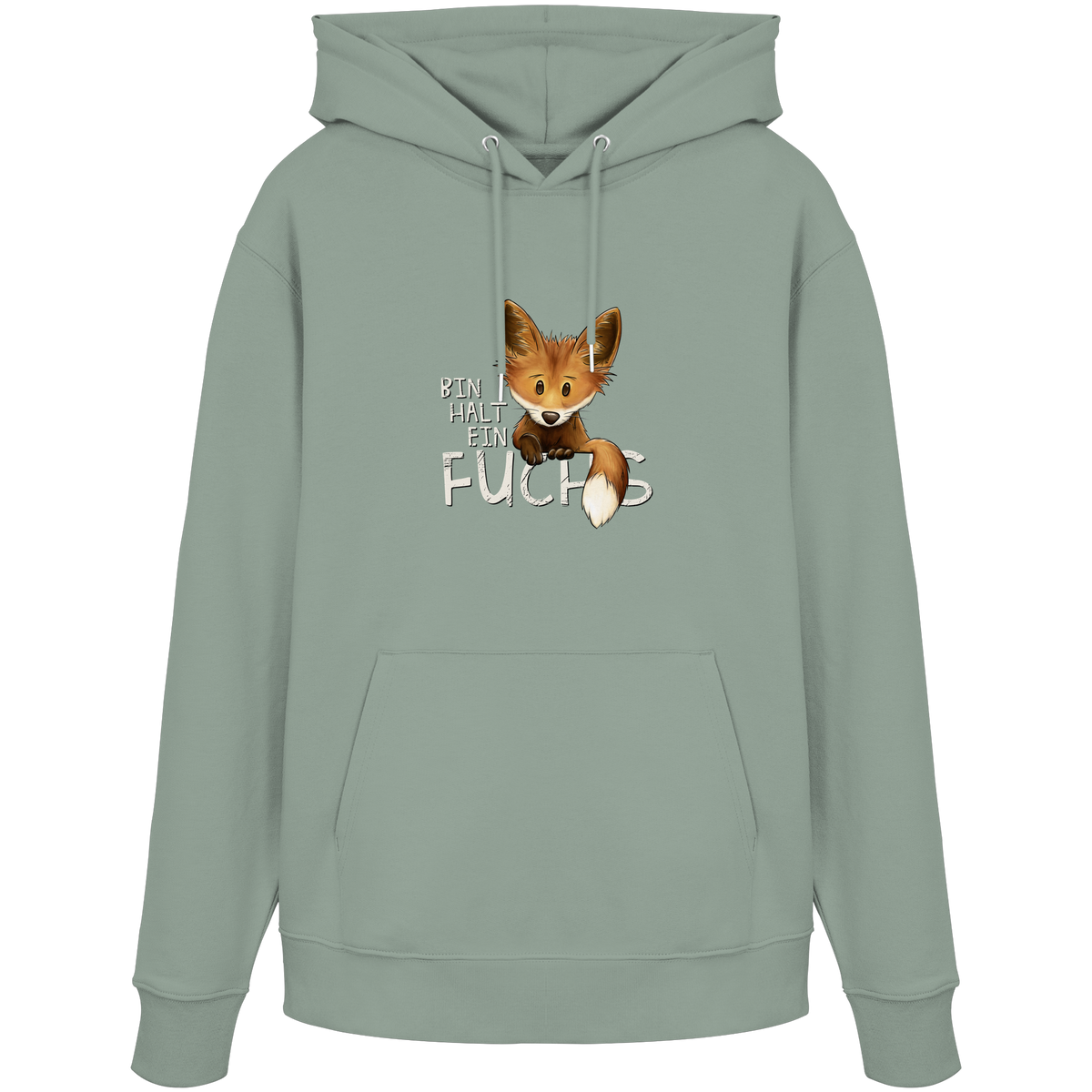 Bin halt ein Fuchs - Organic Hoodie