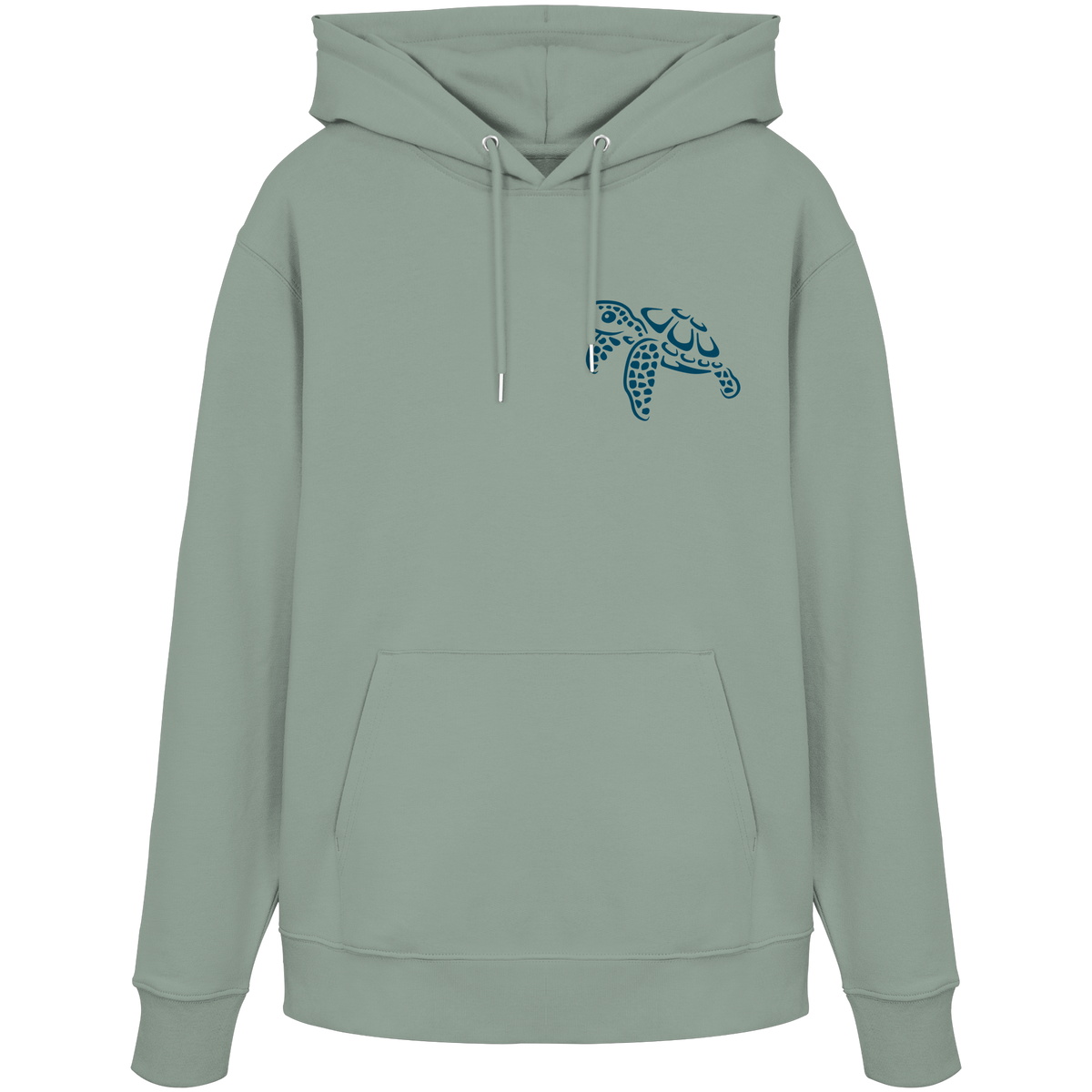 Lässig lustige Wasserschildkröte - Organic Hoodie