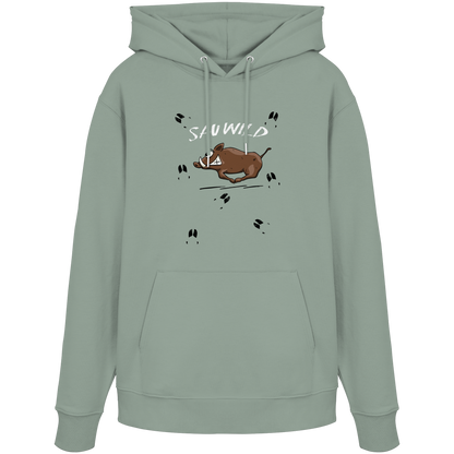 Sauwild wilde Sau | Wildschwein Keiler - Organic Hoodie
