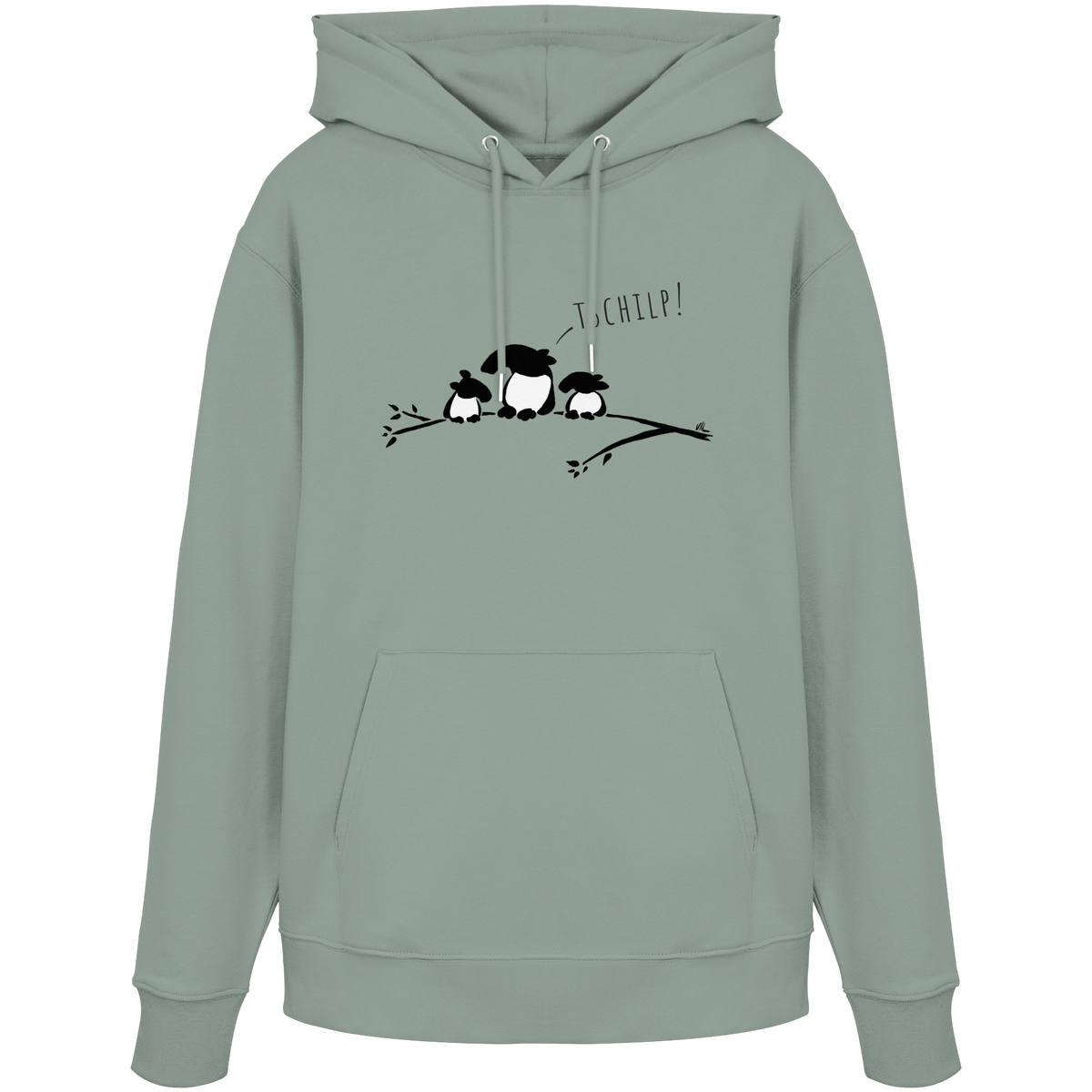 Drei kleine Tapir-Vögel - Organic Hoodie