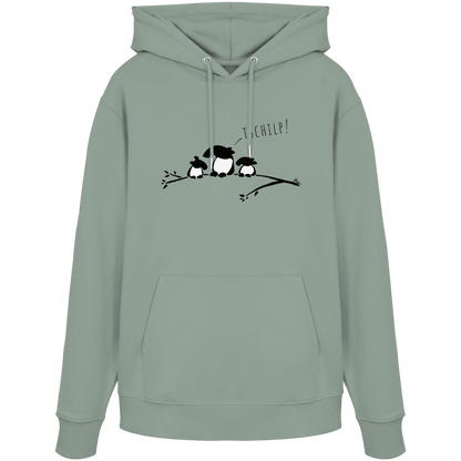 Drei kleine Tapir-Vögel - Organic Hoodie