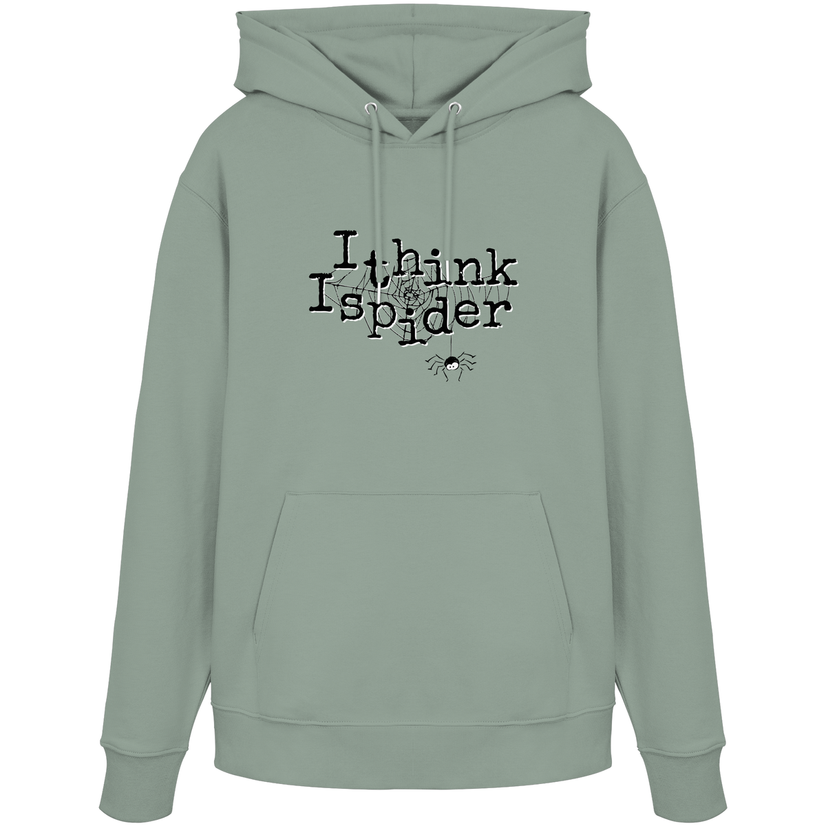 I think I spider - Spinne - Organic Hoodie
