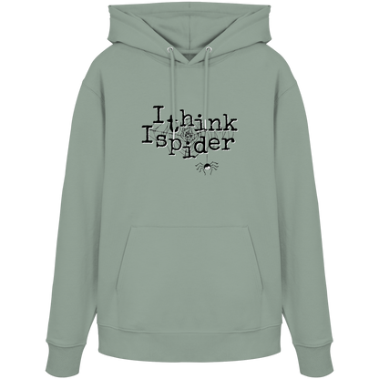 I think I spider - Spinne - Organic Hoodie