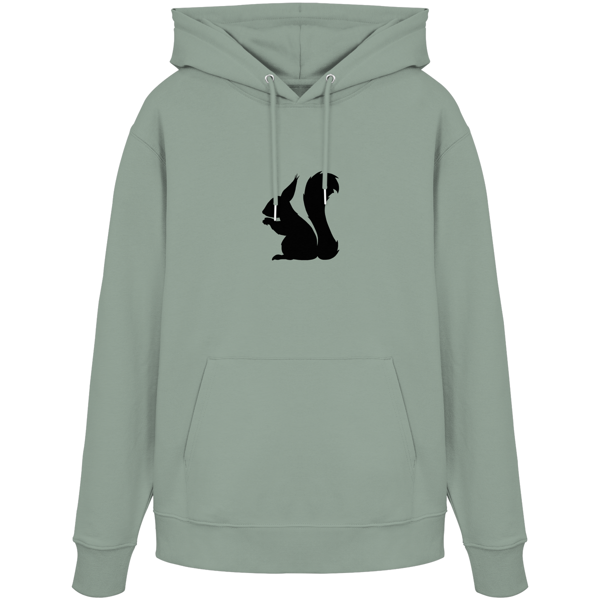 Eichhörnchen Silhouette - Organic Hoodie