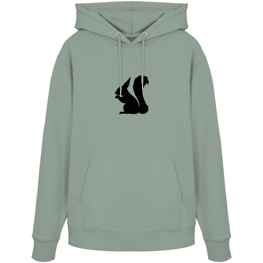 Eichhörnchen Silhouette - Organic Hoodie
