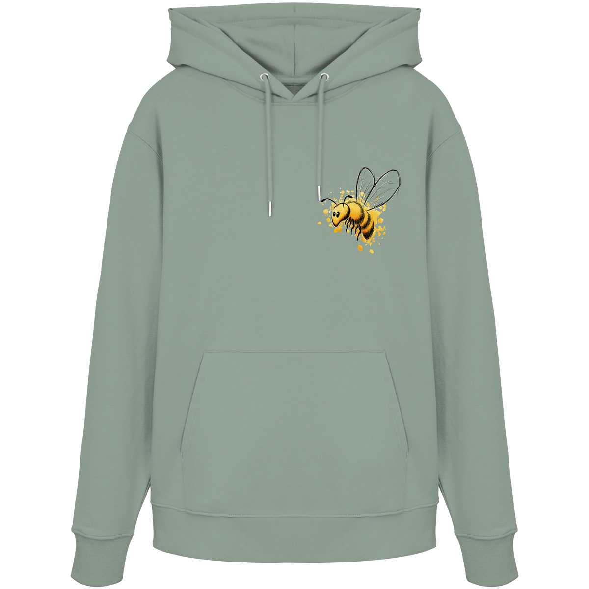 Lässige kleine Honig-Biene - Organic Hoodie