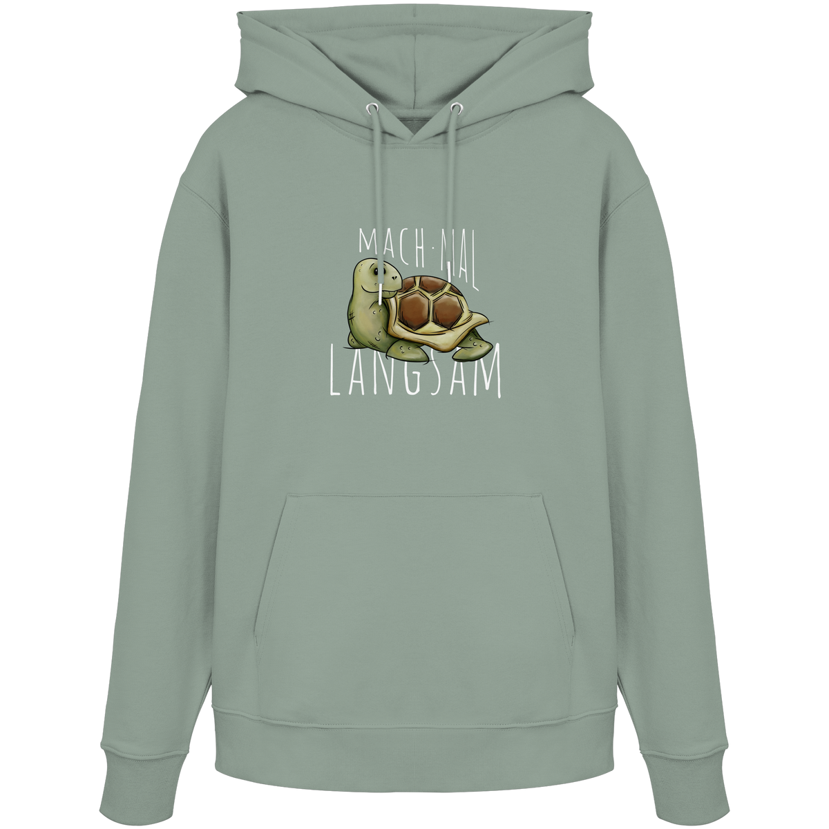 Mach mal langsam Schildkröte - Organic Hoodie