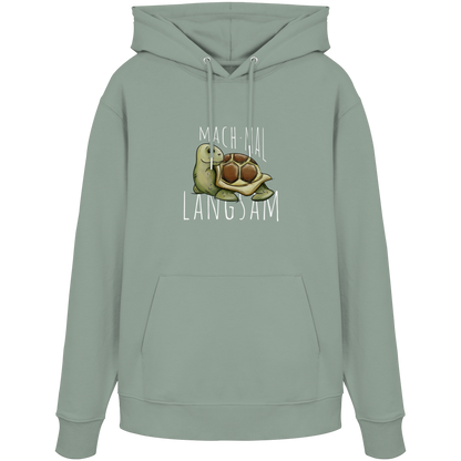Mach mal langsam Schildkröte - Organic Hoodie
