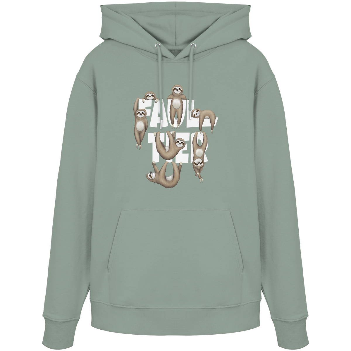 Viele gechillte Faultiere - Organic Hoodie