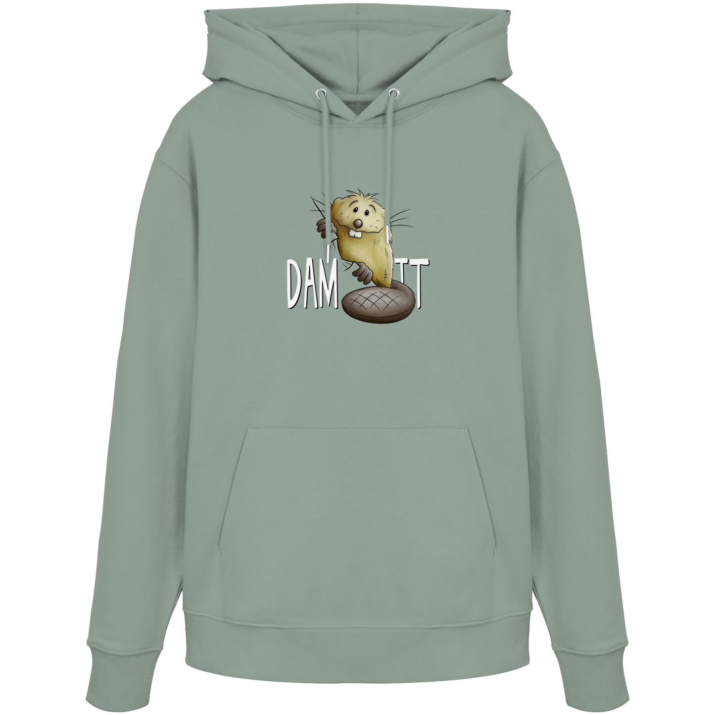 Dam It Verdammt Lustiger Biber - Organic Hoodie