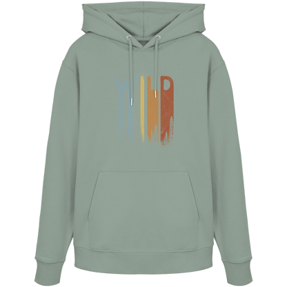 Wild Retro Schriftzug - Organic Hoodie