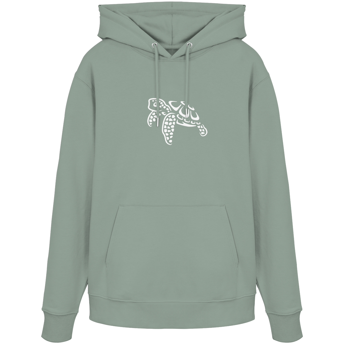 schwimmende Meeres-Schildkröte - Organic Hoodie