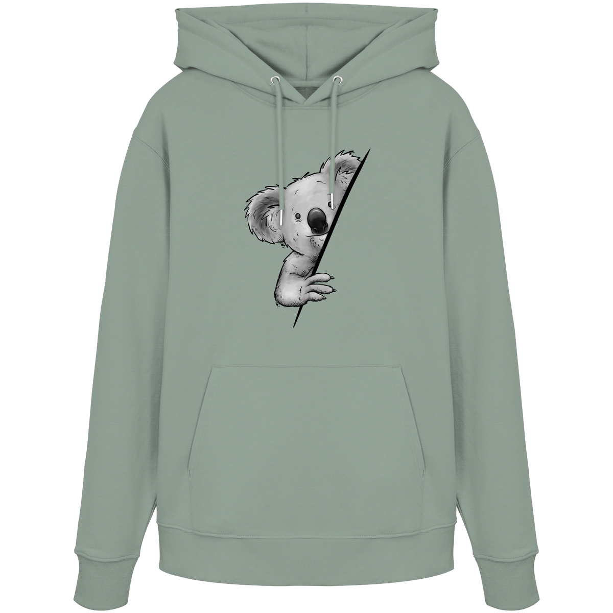 Koala Bär Illustration - Organic Hoodie