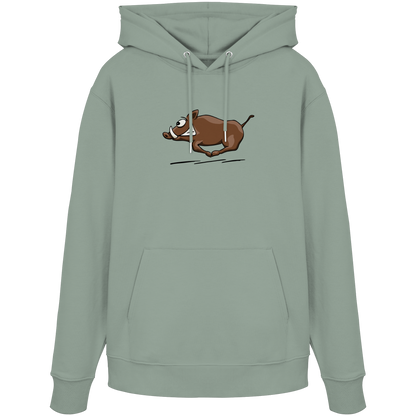 sauwildes Wildschwein | Wildsau  - Organic Hoodie