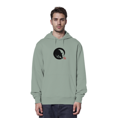 Zen Tapir im japanischen Enso Kreis - Organic Hoodie
