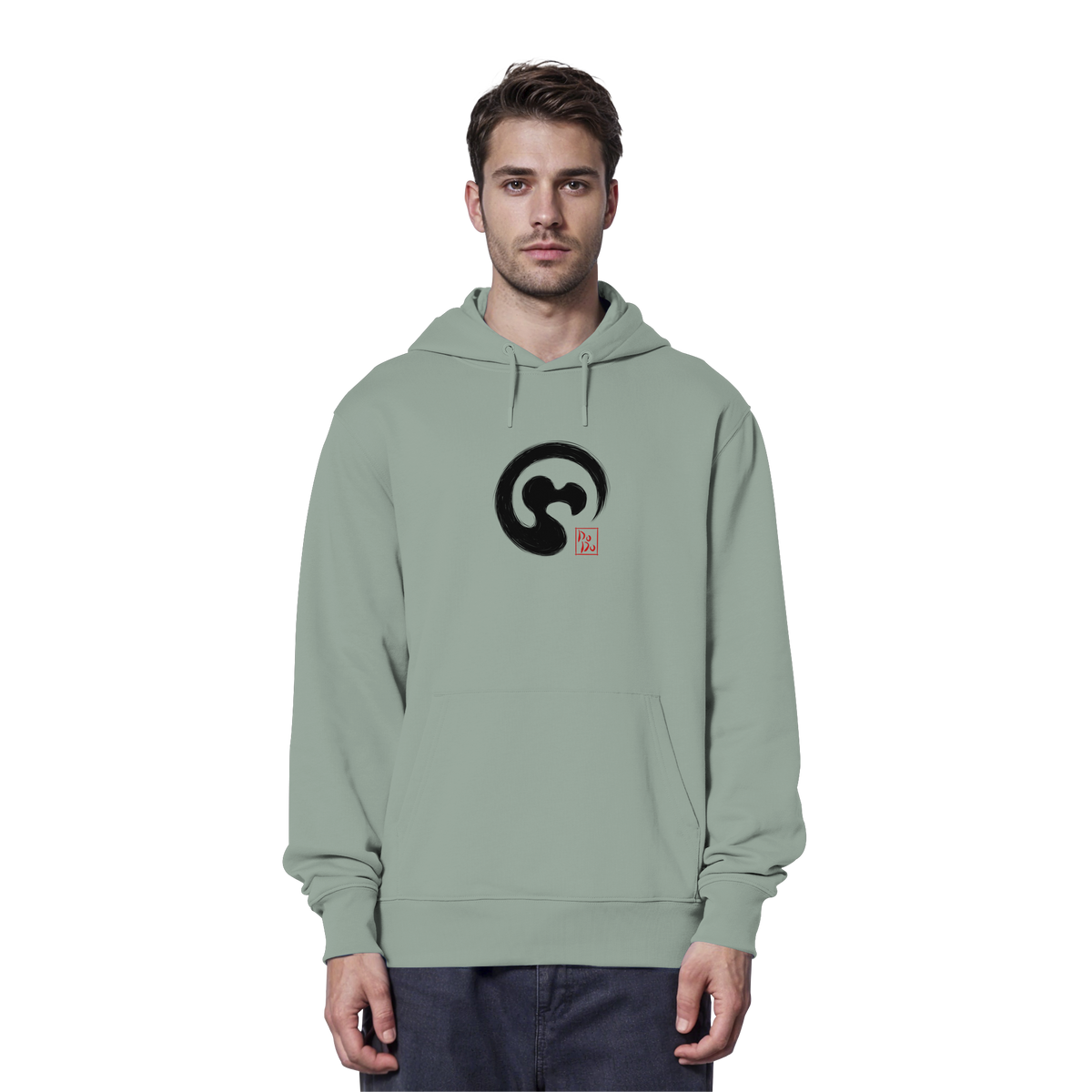 Zen Dodo im japanischen Enso Kreis - Organic Hoodie