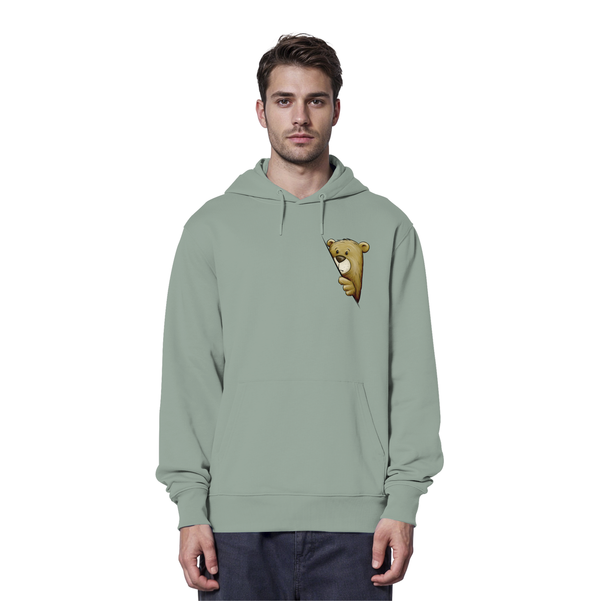 Funky Bär Illustration - Organic Hoodie
