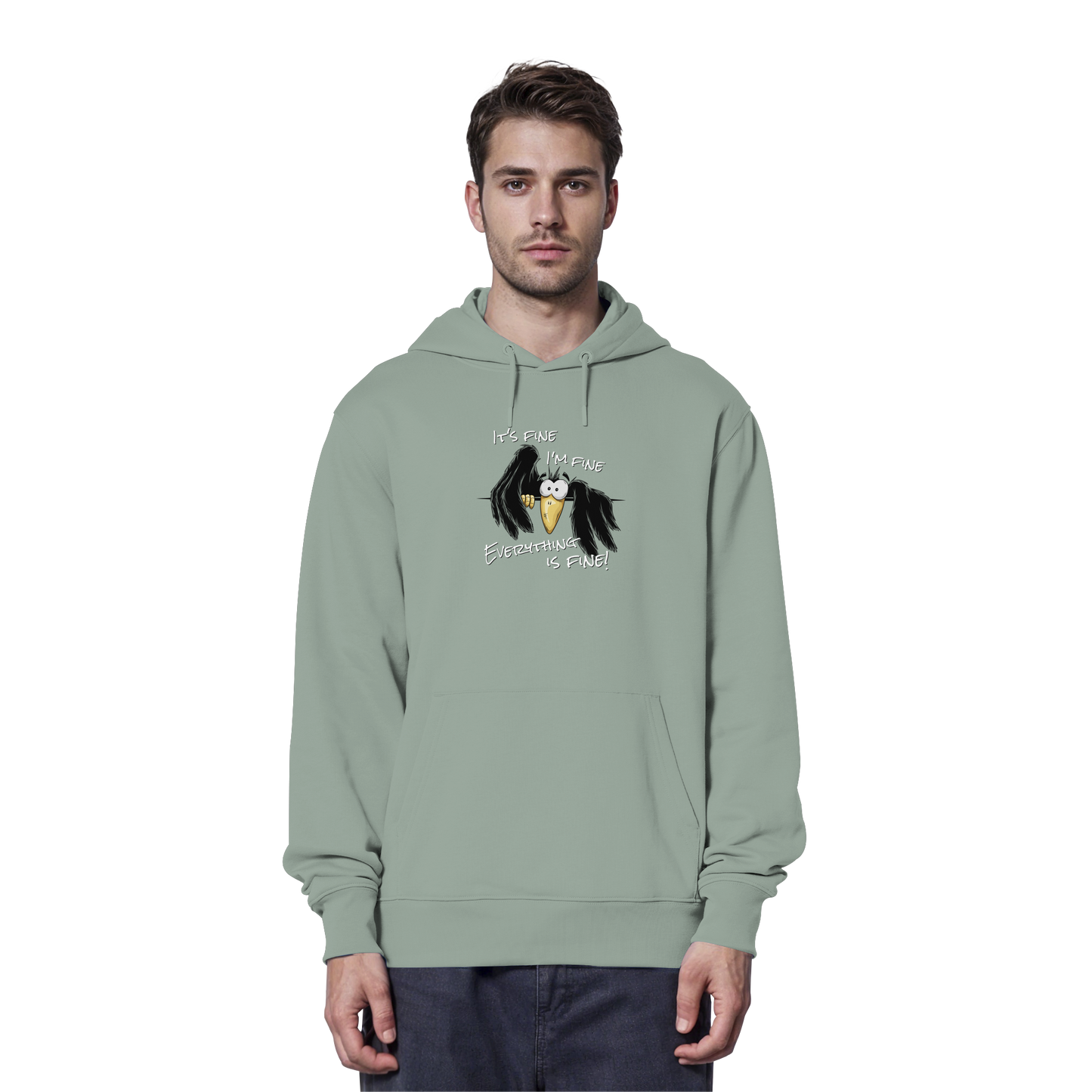 I’m Fine Rabe | Alles Gut Krähe - Organic Hoodie