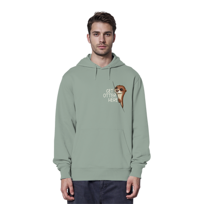 Get Otter Here | Lustiger Otter Kalauer - Organic Hoodie