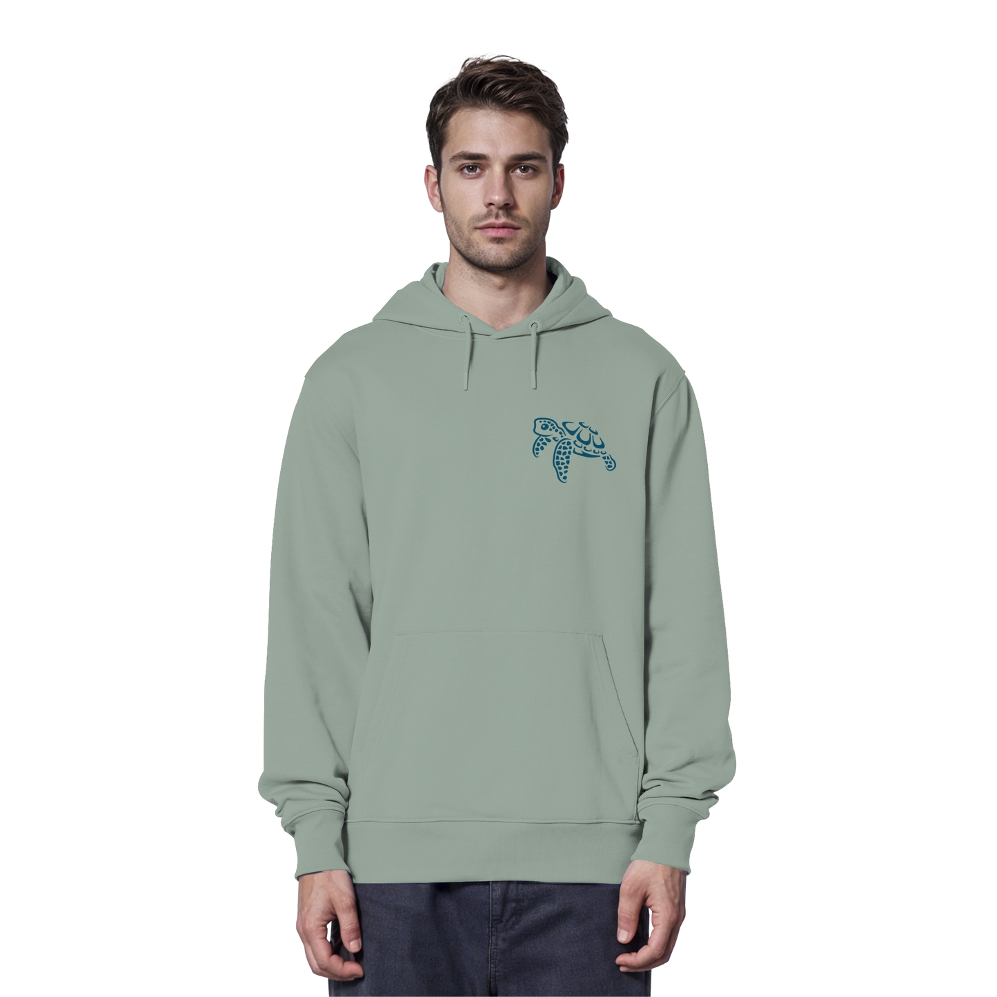 Lässig lustige Wasserschildkröte - Organic Hoodie