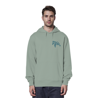 Lässig lustige Wasserschildkröte - Organic Hoodie