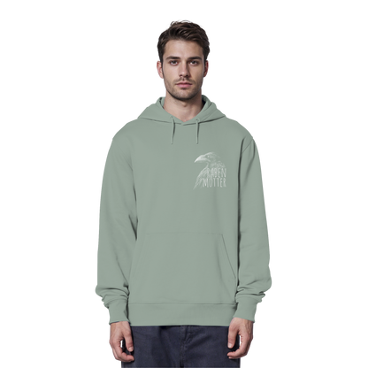 Rabenmutter schwarze Krähe Rabe - Organic Hoodie