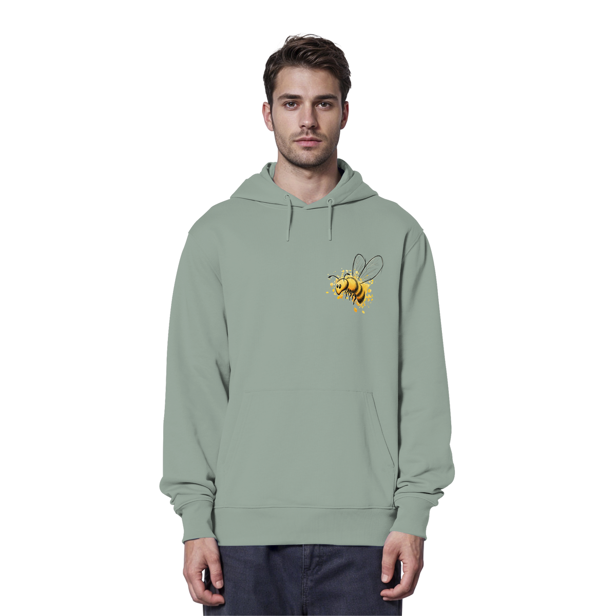 Lässige kleine Honig-Biene - Organic Hoodie