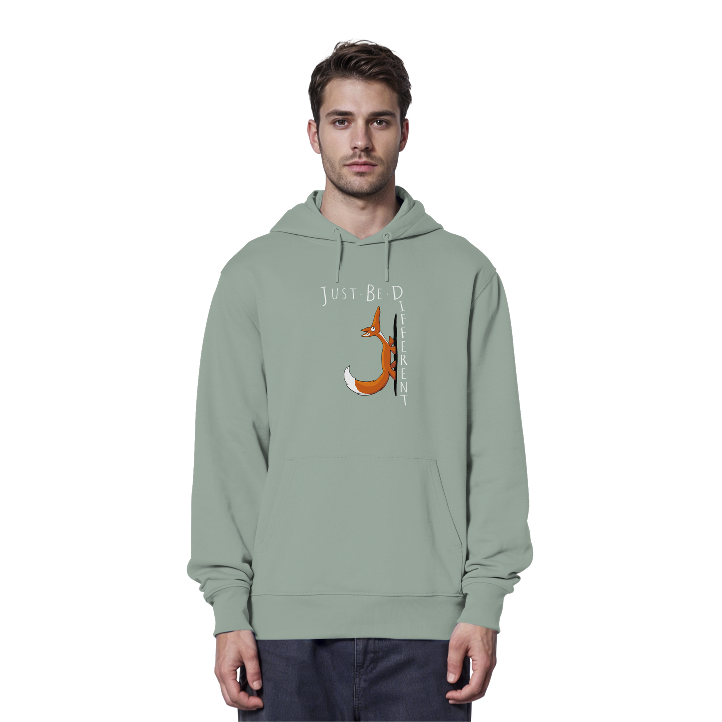 Just Be Different | Sei Anders, kleiner Fuchs - Organic Hoodie