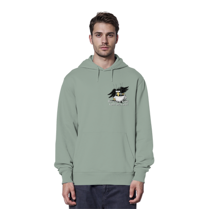 Der frühe Vogel kann mich mal | Kaffee Rabe - Organic Hoodie