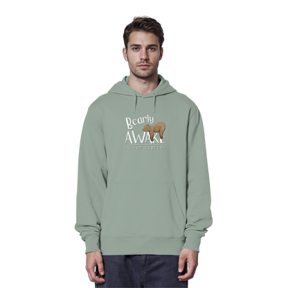 Bearly Awake Bitte nicht stören Bär - Organic Hoodie