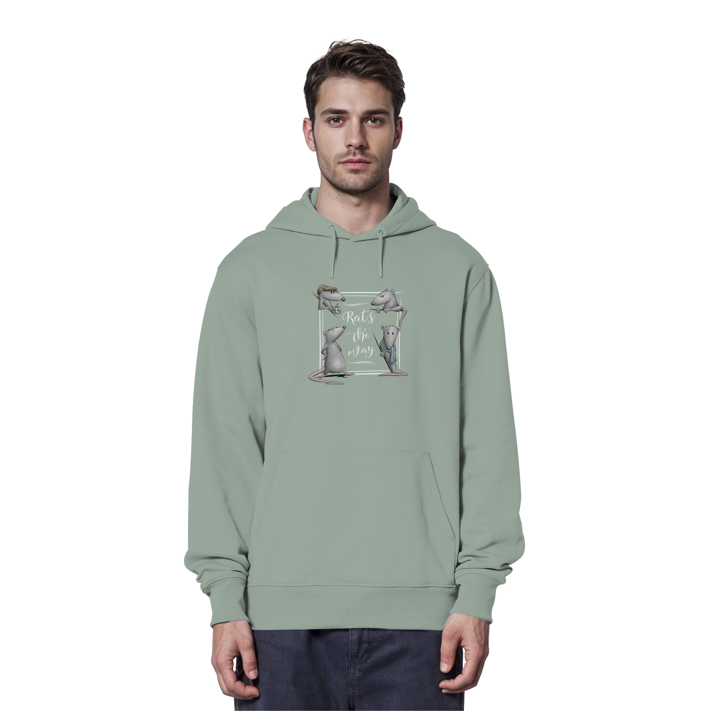 Rat’s The Way Kaffeehaus Ratten - Organic Hoodie