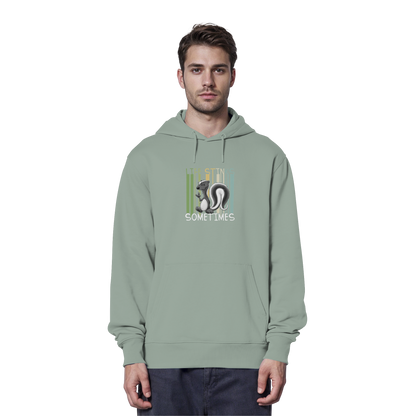 Life Stinks Sometimes Stinktier Weisheit - Organic Hoodie