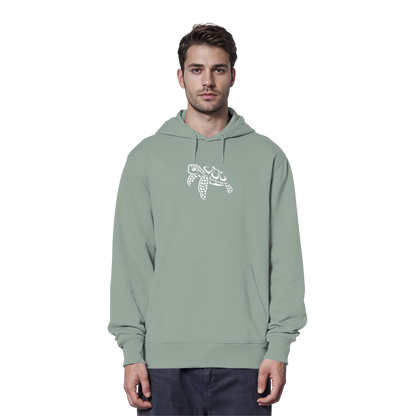 schwimmende Meeres-Schildkröte - Organic Hoodie