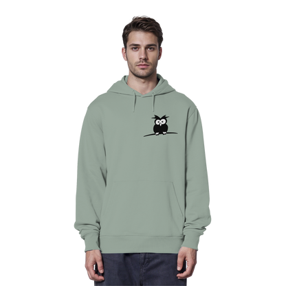Kleine struppige Eule - Organic Hoodie