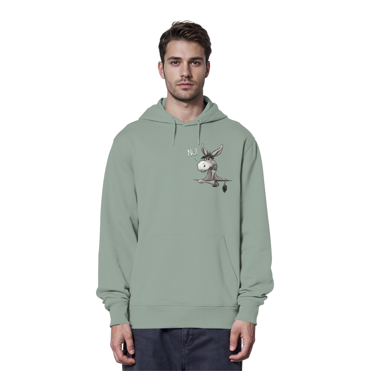 Nö! Störrischer Esel - Organic Hoodie