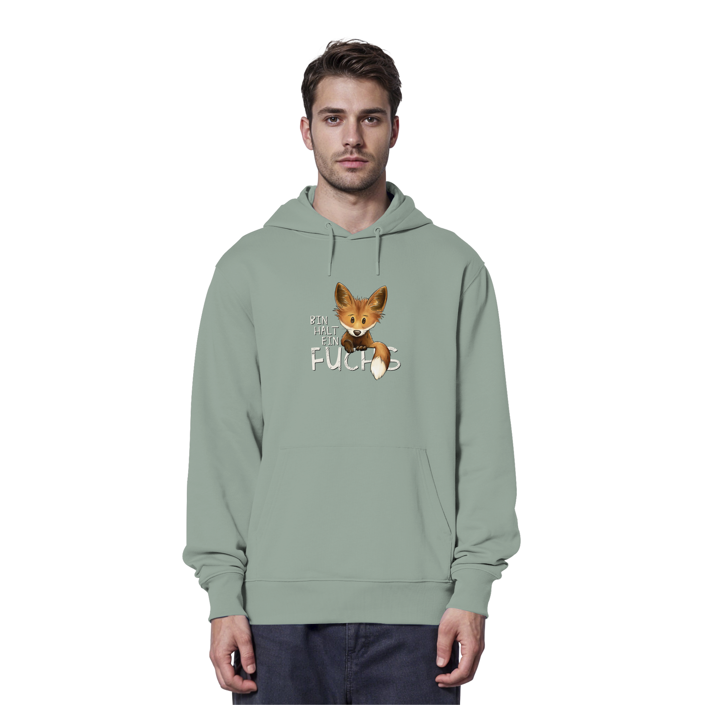 Bin halt ein Fuchs - Organic Hoodie