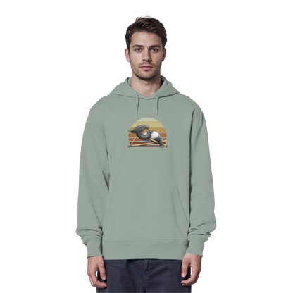Lässiger Retro Sundown Tapir - Organic Hoodie