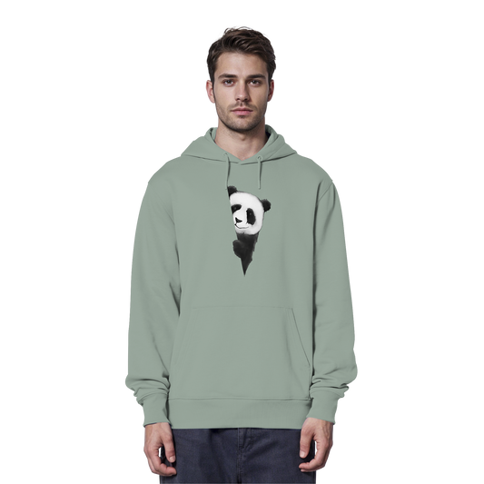 Panda Bär Illustration - Organic Hoodie