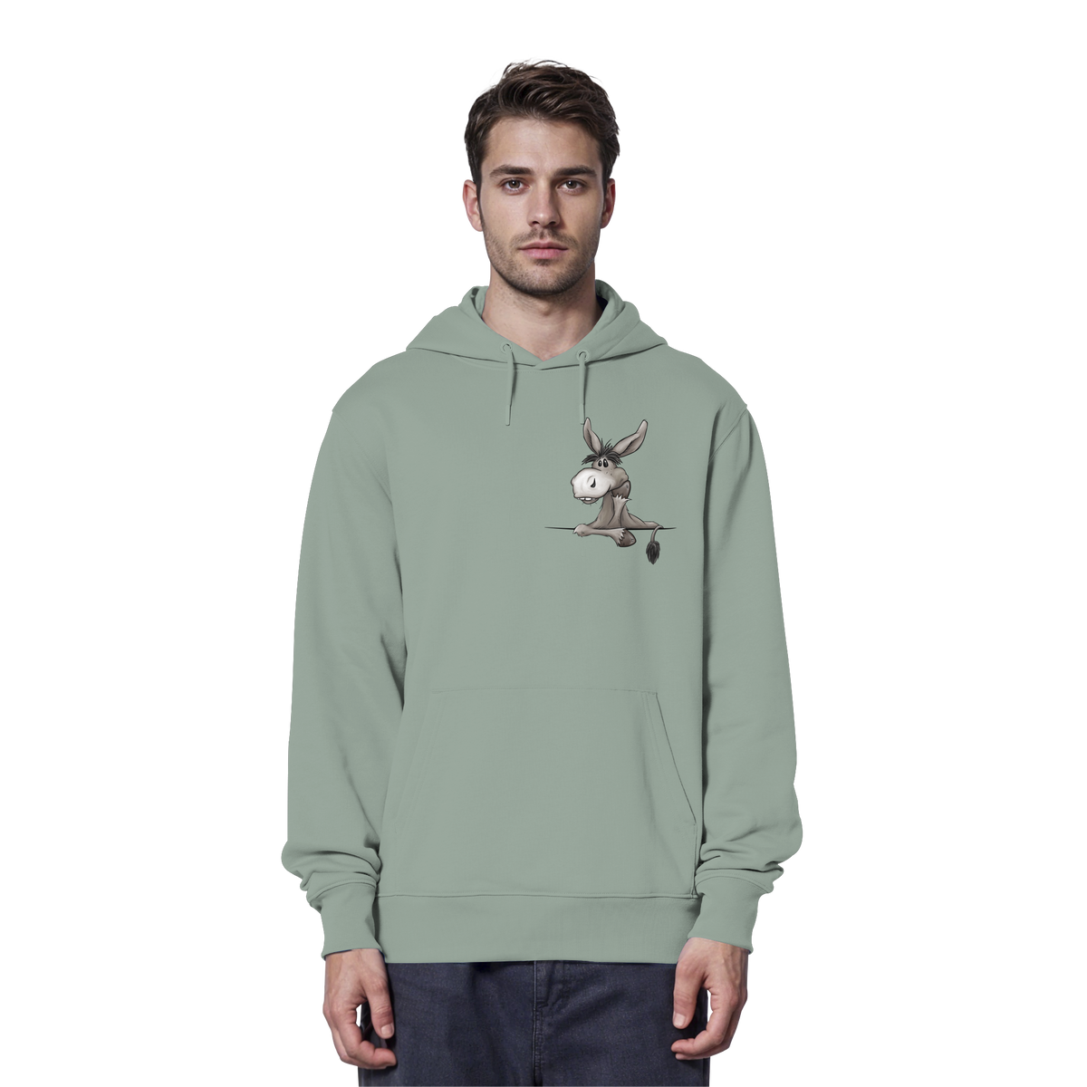 Lustiger lässiger Esel - Organic Hoodie