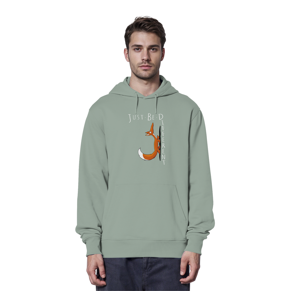 Just Be Different | Sei Anders, kleiner Fuchs - Organic Hoodie