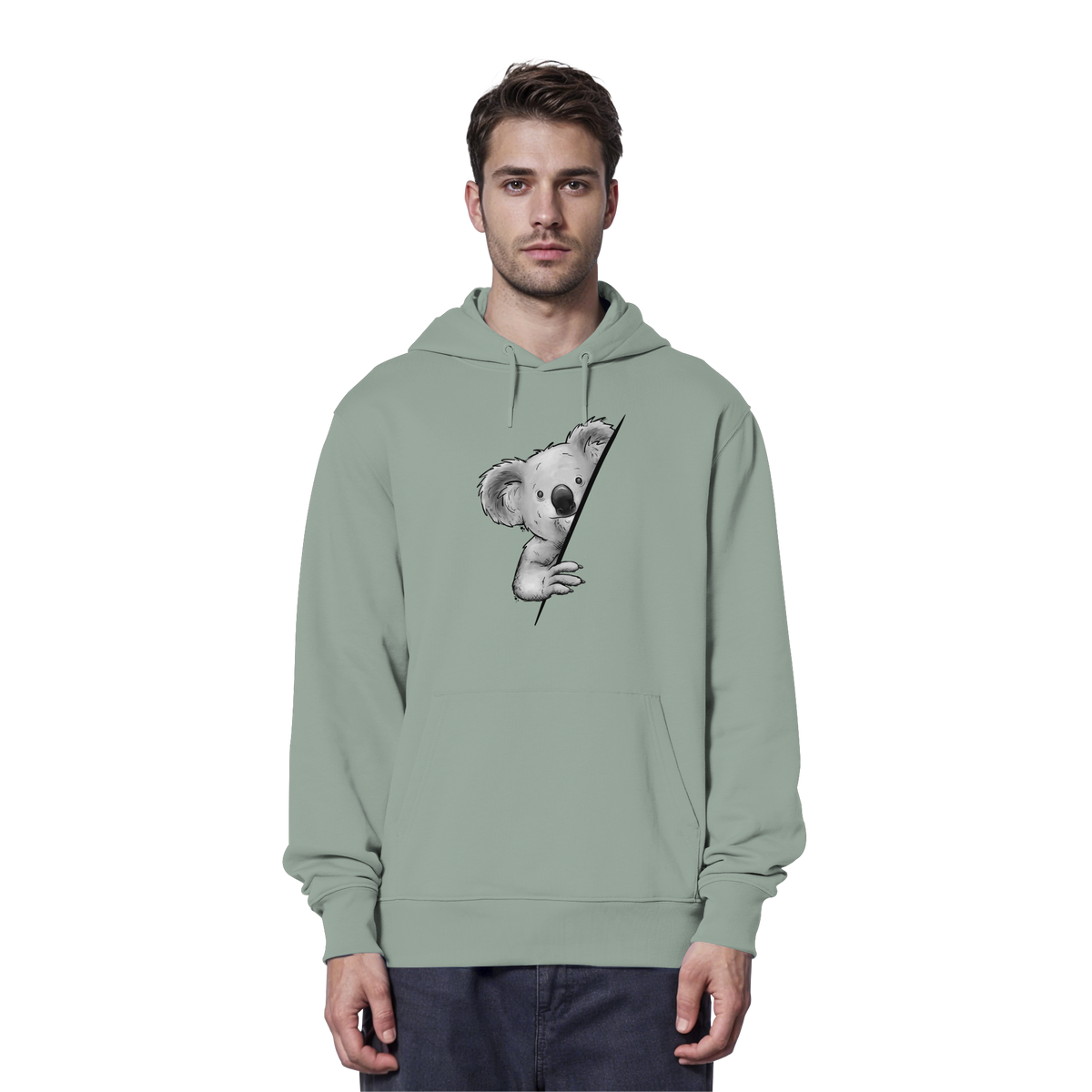 Koala Bär Illustration - Organic Hoodie