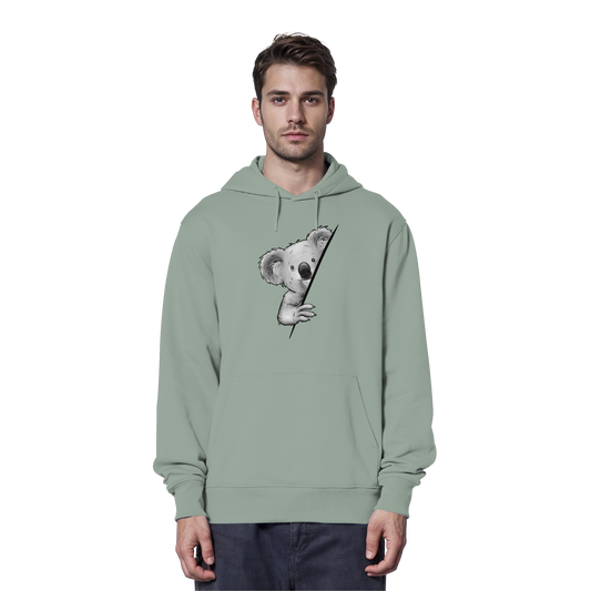 Koala Bär Illustration - Organic Hoodie