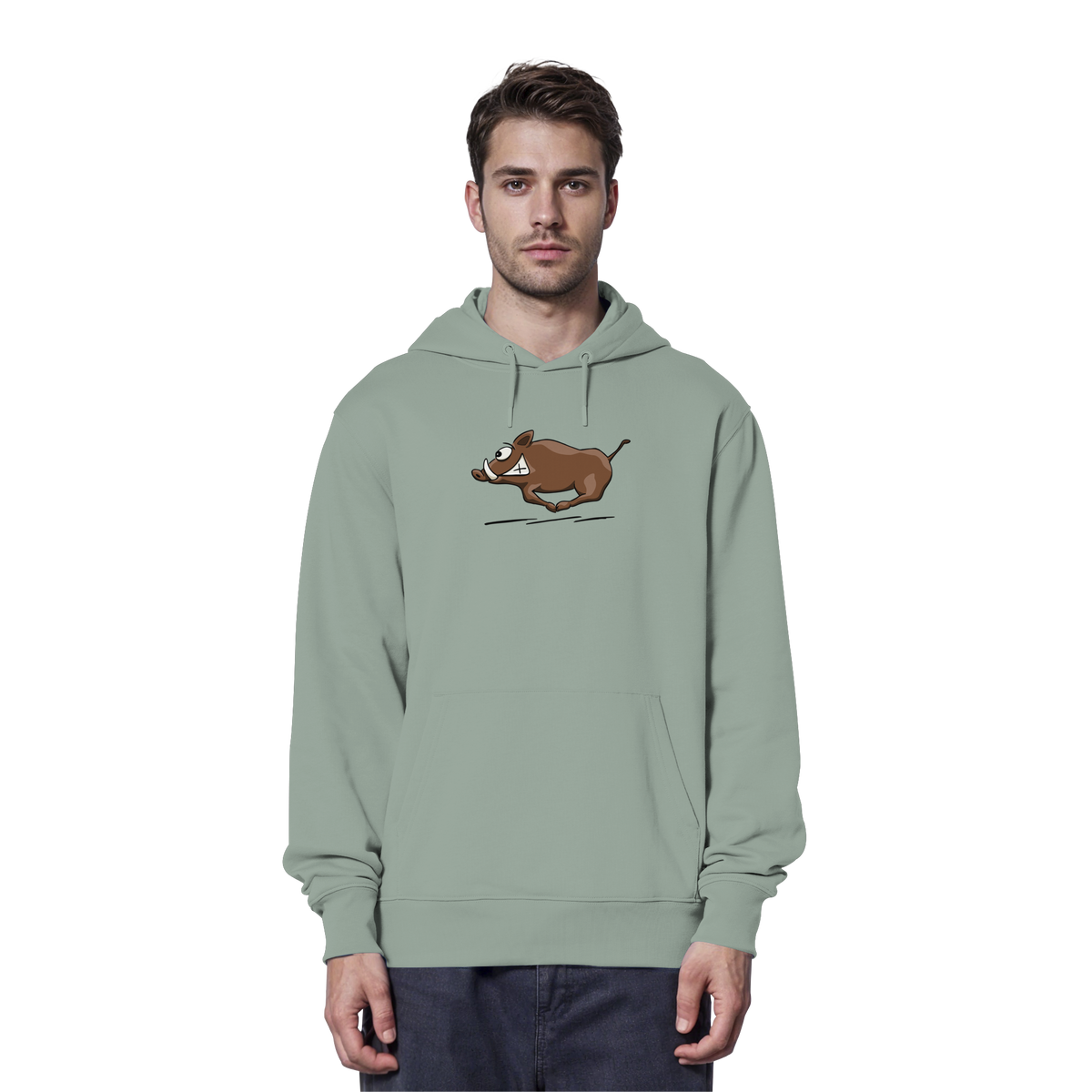 sauwildes Wildschwein | Wildsau  - Organic Hoodie