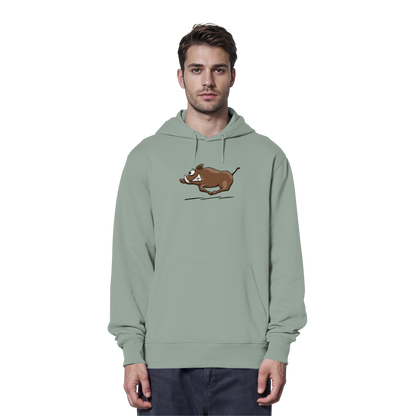 sauwildes Wildschwein | Wildsau  - Organic Hoodie